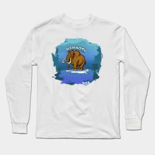 Mammoth_Cartoon Long Sleeve T-Shirt